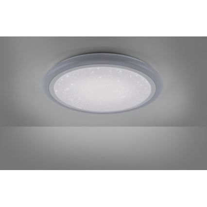 Leuchten Direkt 15230-16 - Dimbare LED RGB Plafond Lamp LUISA LED/42W/230V 3000-6400K + afstandsbediening