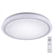 Leuchten Direkt 15230-16 - Dimbare LED RGB Plafond Lamp LUISA LED/42W/230V 3000-6400K + afstandsbediening