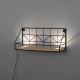 Leuchten Direkt 15277-18 - Shelf met LED-verlichting BOARD 2xLED/1,75W/230V 45 cm eucalyptus