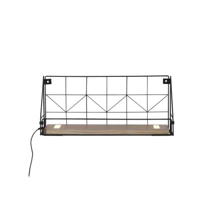 Leuchten Direkt 15277-18 - Shelf met LED-verlichting BOARD 2xLED/1,75W/230V 45 cm eucalyptus