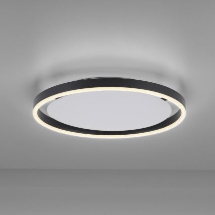 Leuchten Direkt 15391-13 - Dimbare LED Plafond Lamp RITUS 20W/230V zwart