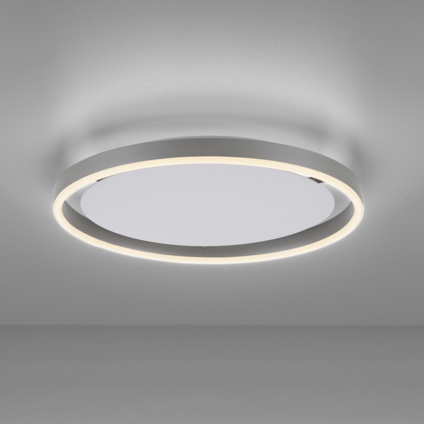 Leuchten Direkt 15391-95 - Dimbare LED Plafondlamp RITUS LED/20W/230V mat chroom