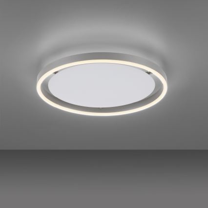Leuchten Direkt 15391-95 - Dimbare LED Plafondlamp RITUS LED/20W/230V mat chroom