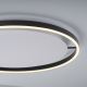 Leuchten Direkt 15392-13 - Dimbare LED Plafond Lamp RITUS LED/30W/230V zwart