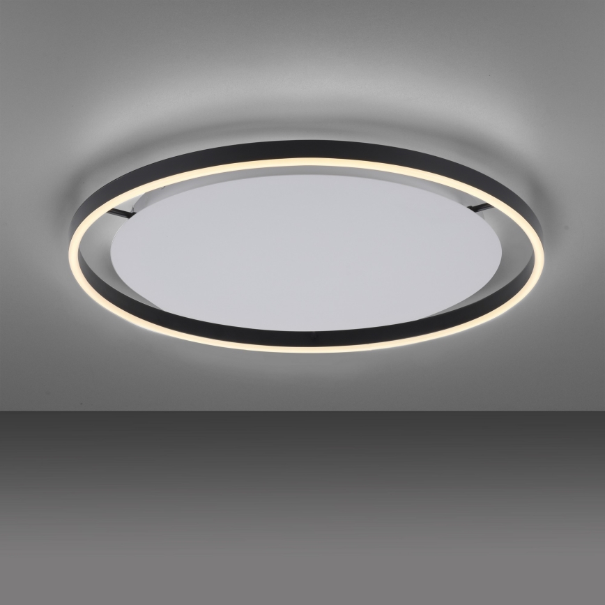 Leuchten Direkt 15392-13 - Dimbare LED Plafond Lamp RITUS LED/30W/230V zwart
