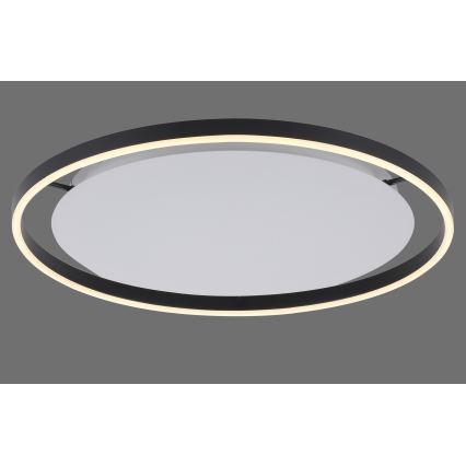 Leuchten Direkt 15392-13 - LED dimbare plafondlamp RITUS LED/30W/230V zwart
