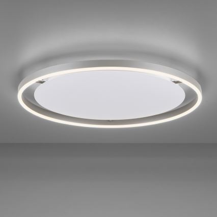 Leuchten Direkt 15392-95 - Dimbare LED Plafondlamp RITUS LED/30W/230V mat chroom