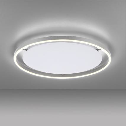 Leuchten Direkt 15392-95 - LED dimbare plafondlamp RITUS LED/30W/230V mat chroom