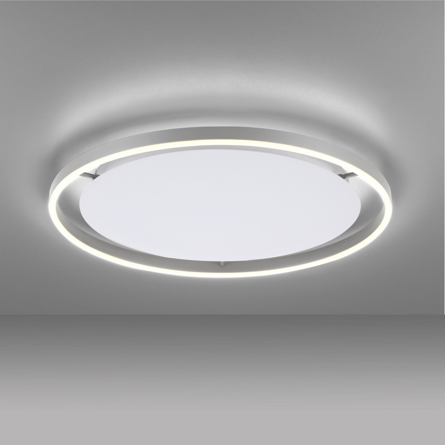 Leuchten Direkt 15392-95 - LED dimbare plafondlamp RITUS LED/30W/230V mat chroom