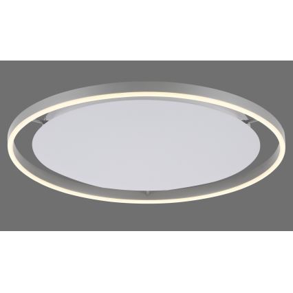 Leuchten Direkt 15392-95 - LED dimbare plafondlamp RITUS LED/30W/230V mat chroom