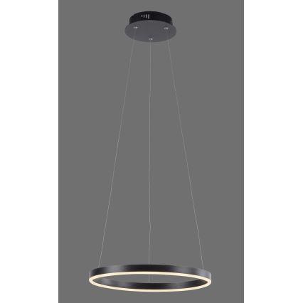 Leuchten Direkt 15393-13- Dimbare LED Hanglamp aan een koord RITUS LED/20W/230V zwart