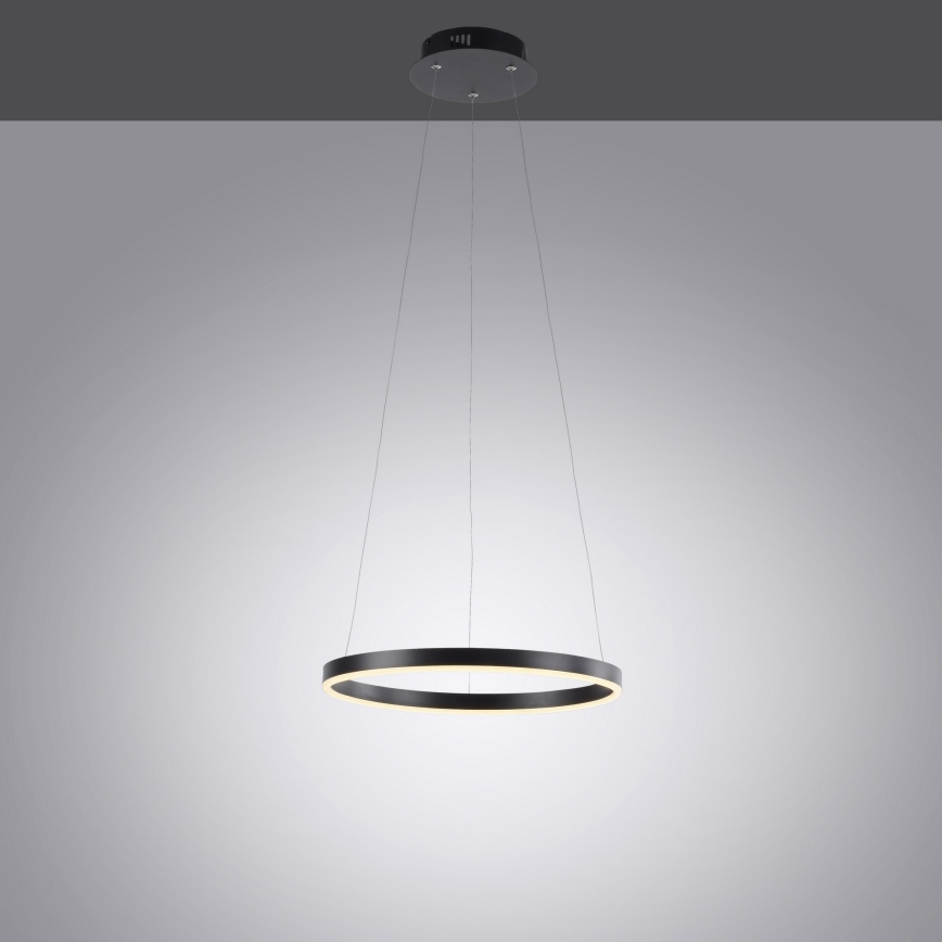 Leuchten Direkt 15393-13- Dimbare LED Hanglamp aan een koord RITUS LED/20W/230V zwart