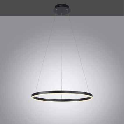 Leuchten Direkt 15394-13- Dimbare LED Hanglamp aan een koord RITUS LED/30W/230V zwart