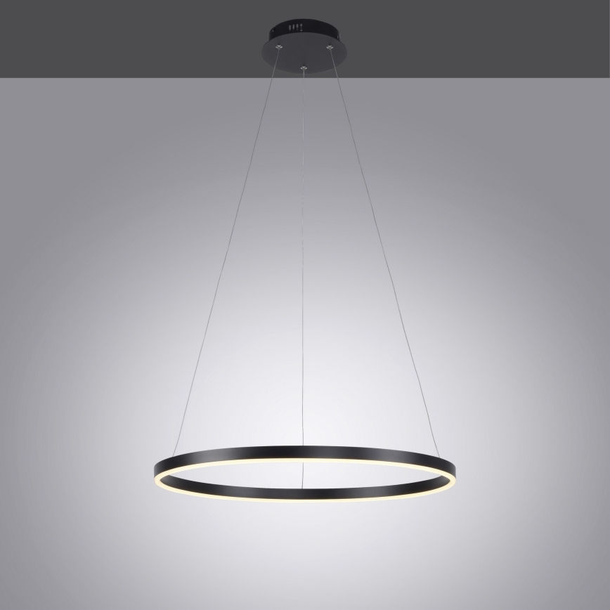 Leuchten Direkt 15394-13 - LED dimbare hanglamp aan kabel RITUS LED/30W/230V zwart