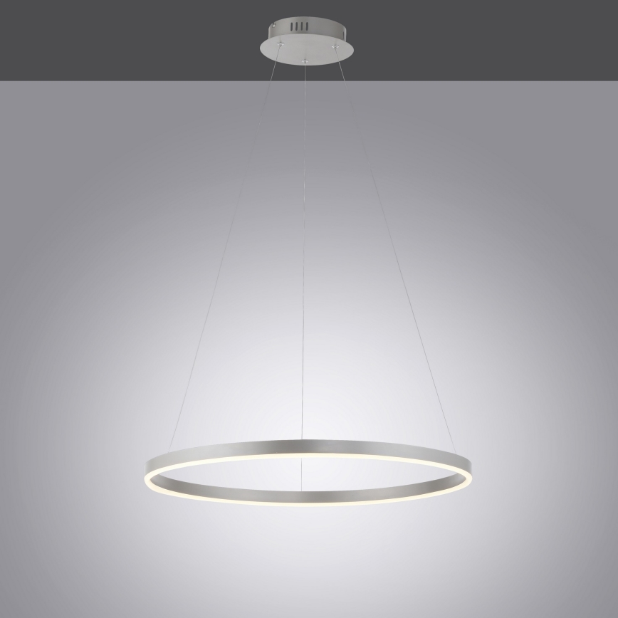 Leuchten Direkt 15394-95 - Dimbare LED hanglamp aan een koord RITUS LED/30W/230V mat chroom