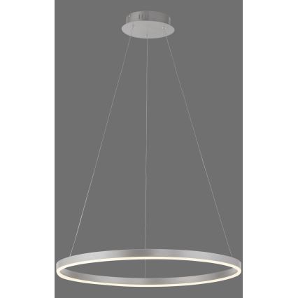 Leuchten Direkt 15394-95 - Dimbare LED hanglamp aan een koord RITUS LED/30W/230V mat chroom