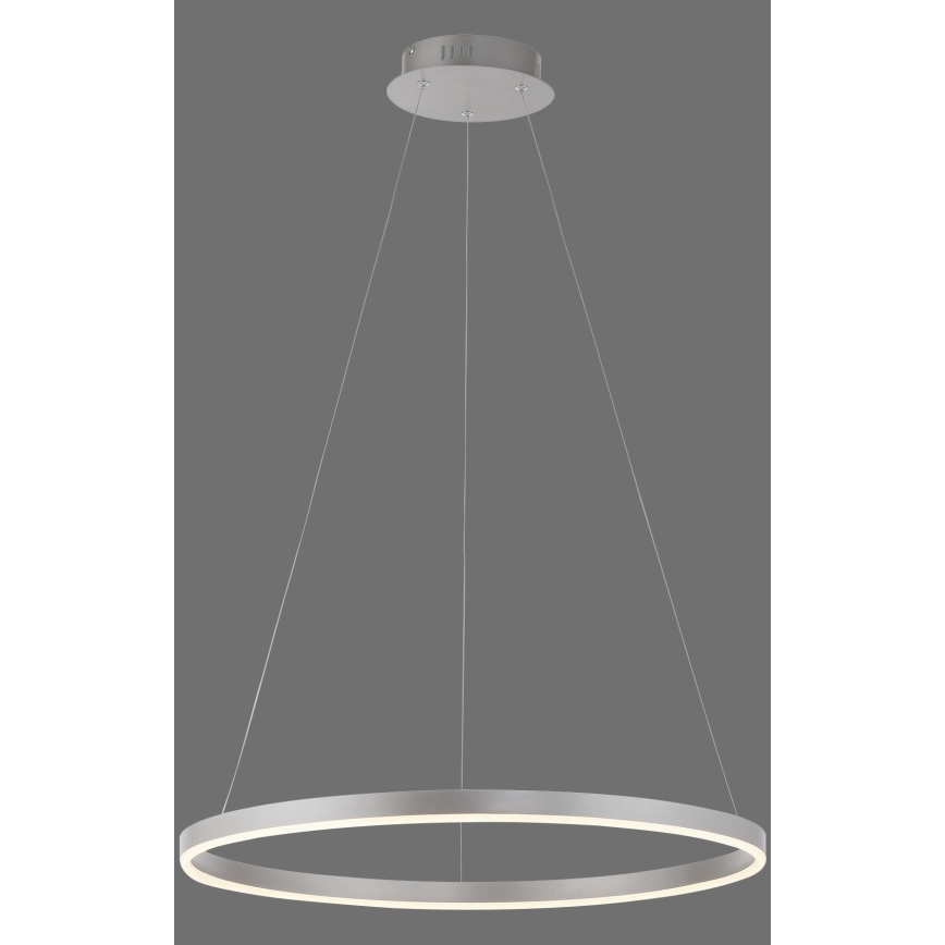 Leuchten Direkt 15394-95 - Dimbare LED hanglamp aan een koord RITUS LED/30W/230V mat chroom