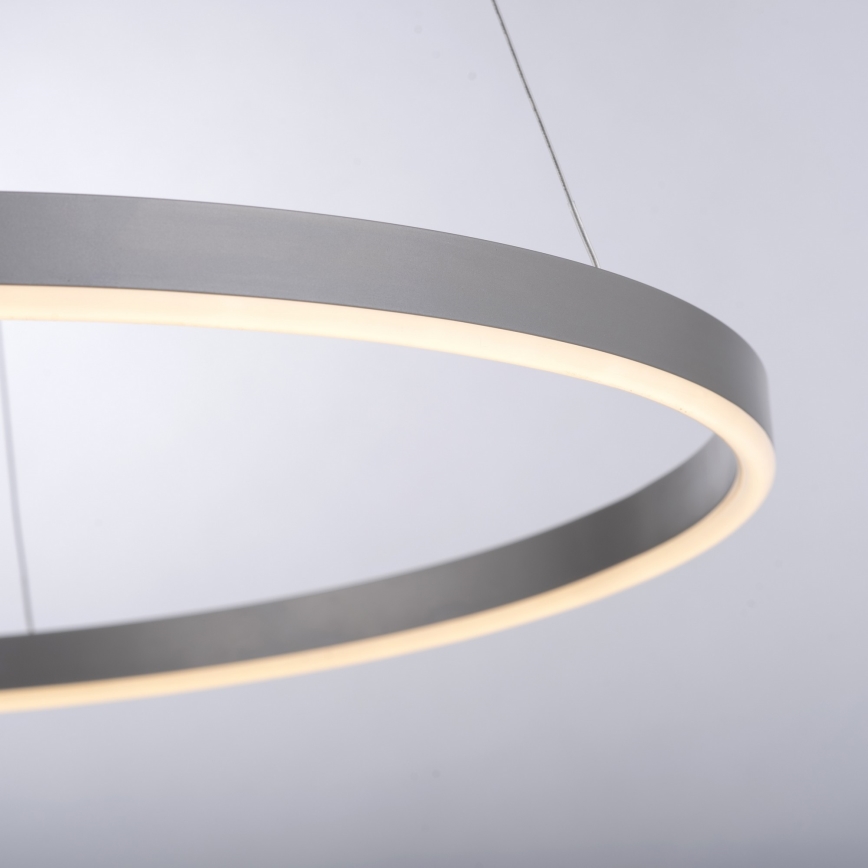 Leuchten Direkt 15394-95 - Dimbare LED hanglamp aan een koord RITUS LED/30W/230V mat chroom