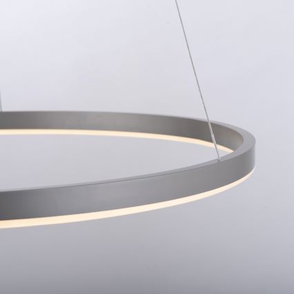 Leuchten Direkt 15394-95 - Dimbare LED hanglamp aan een koord RITUS LED/30W/230V mat chroom