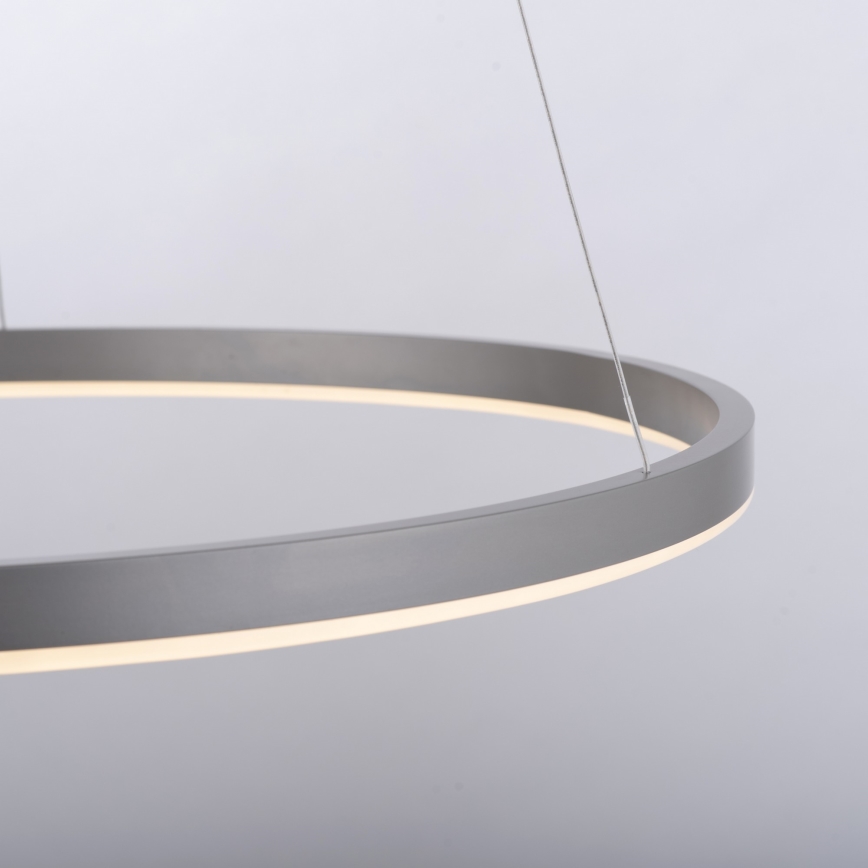 Leuchten Direkt 15394-95 - Dimbare LED hanglamp aan een koord RITUS LED/30W/230V mat chroom