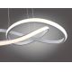 Leuchten Direkt 15402-95 - Dimbare LED Hanglamp aan een koord MARIA LED/25W/230V mat chroom