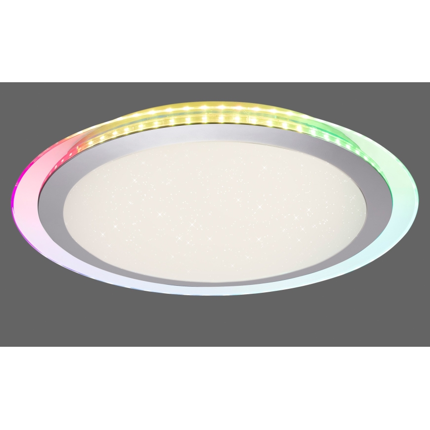 Leuchten Direkt 15411-21 - LED RGB dimbare plafondlamp CYBA LED/26W/230V + afstandsbediening