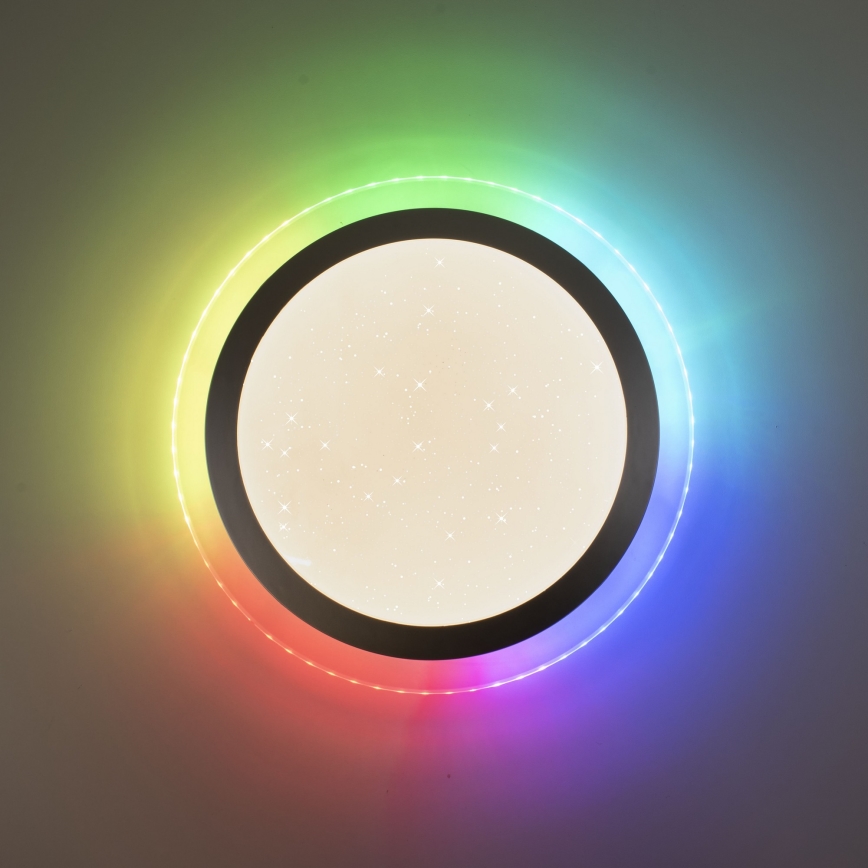 Leuchten Direkt 15411-21 - LED RGB dimbare plafondlamp CYBA LED/26W/230V + afstandsbediening