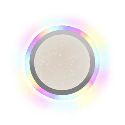 Leuchten Direkt 15411-21 - LED RGB dimbare plafondlamp CYBA LED/26W/230V + afstandsbediening