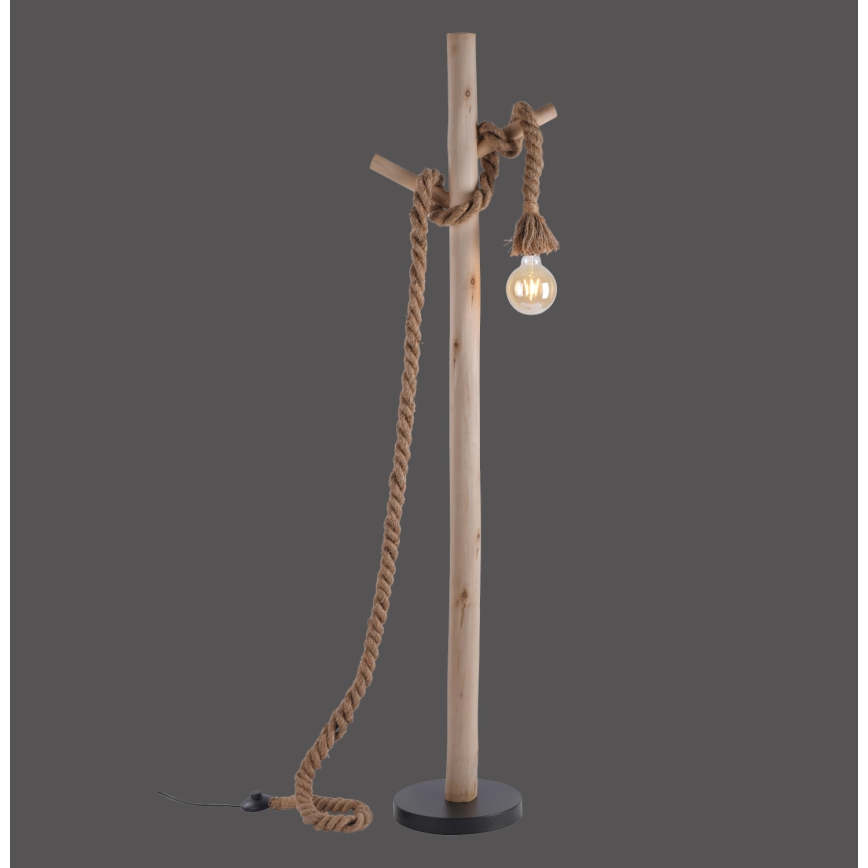 Leuchten Direkt 15484-18 - Staande lamp ROPE 1xE27/15W/230V
