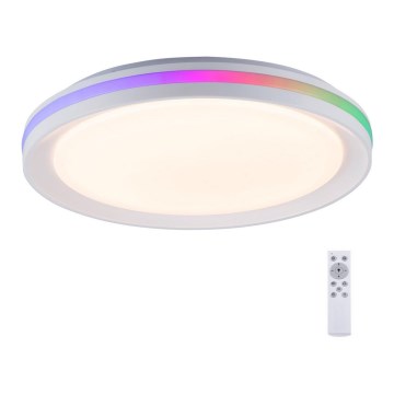 Leuchten Direkt 15544-16 - Dimbare LED RGB Plafond Lamp RIBBON 15W/230V