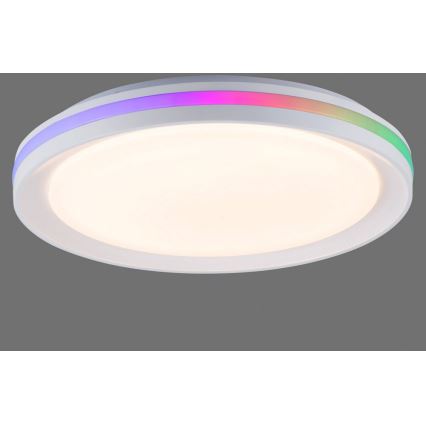 Leuchten Direkt 15544-16 - Dimbare LED RGB Plafond Lamp RIBBON 15W/230V