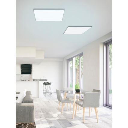 Leuchten Direkt 15552-16 - Dimbare LED Plafond Lamp CANVAS LED/40W/230V + afstandsbediening