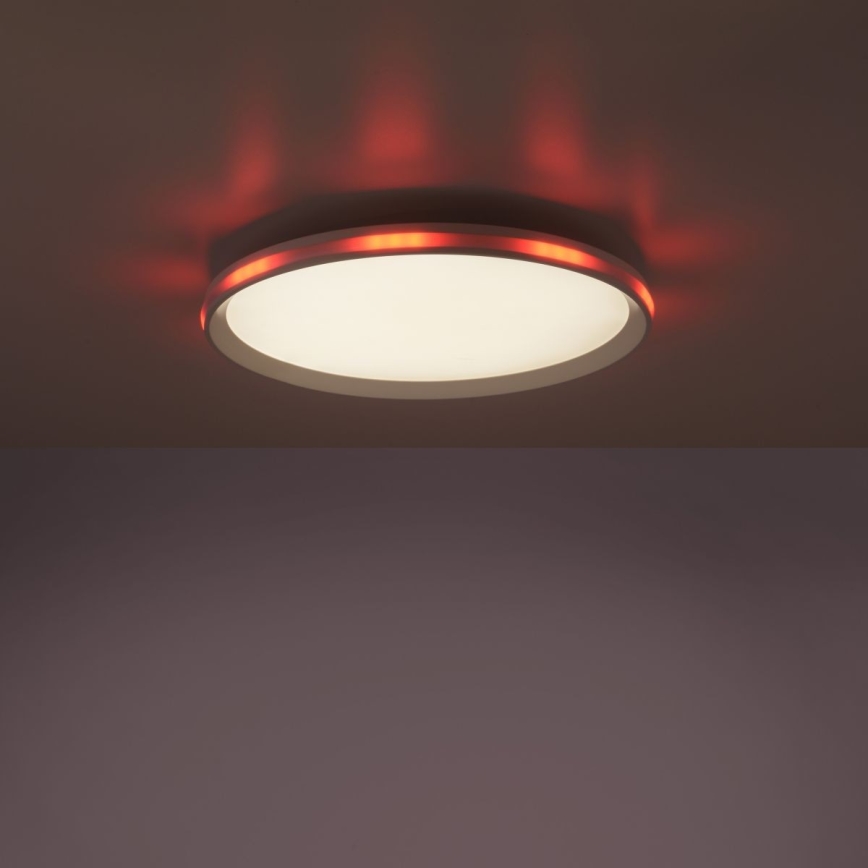 Leuchten Direkt 15555-16 - Dimbare LED RGBW Plafond Lamp GALACTICA LED/28W/230V 2700-5000K + afstandsbediening