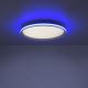 Leuchten Direkt 15555-16 - Dimbare LED RGBW Plafond Lamp GALACTICA LED/28W/230V 2700-5000K + afstandsbediening