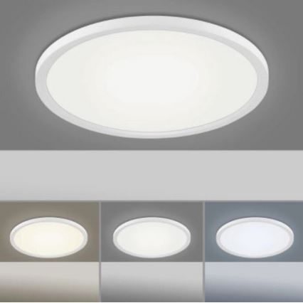 Leuchten Direkt 15571-16 - Dimbare LED Plafond Lamp FLAT LED/23,5W/230V 2700-5000K + afstandsbediening