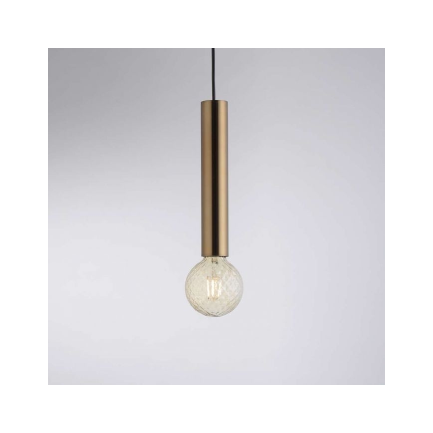 Leuchten Direkt 15618-60 - Hanglamp aan een koord BRUNA 3xE27/60W/230V messing