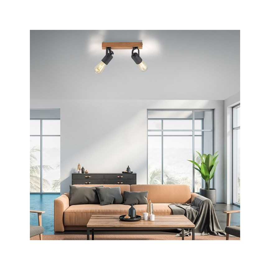 Leuchten Direkt 15632-18 - Spot CANOP 2xE27/60W/230V