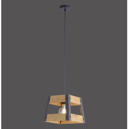 Leuchten Direkt 15720-79 - Hanglamp aan koord CRATE 1xE27/60W/230V