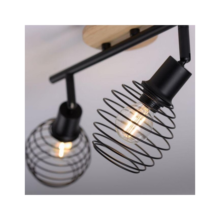 Leuchten Direkt 15922-79 - Spot EUGEN 2xE14/40W/230V eiken