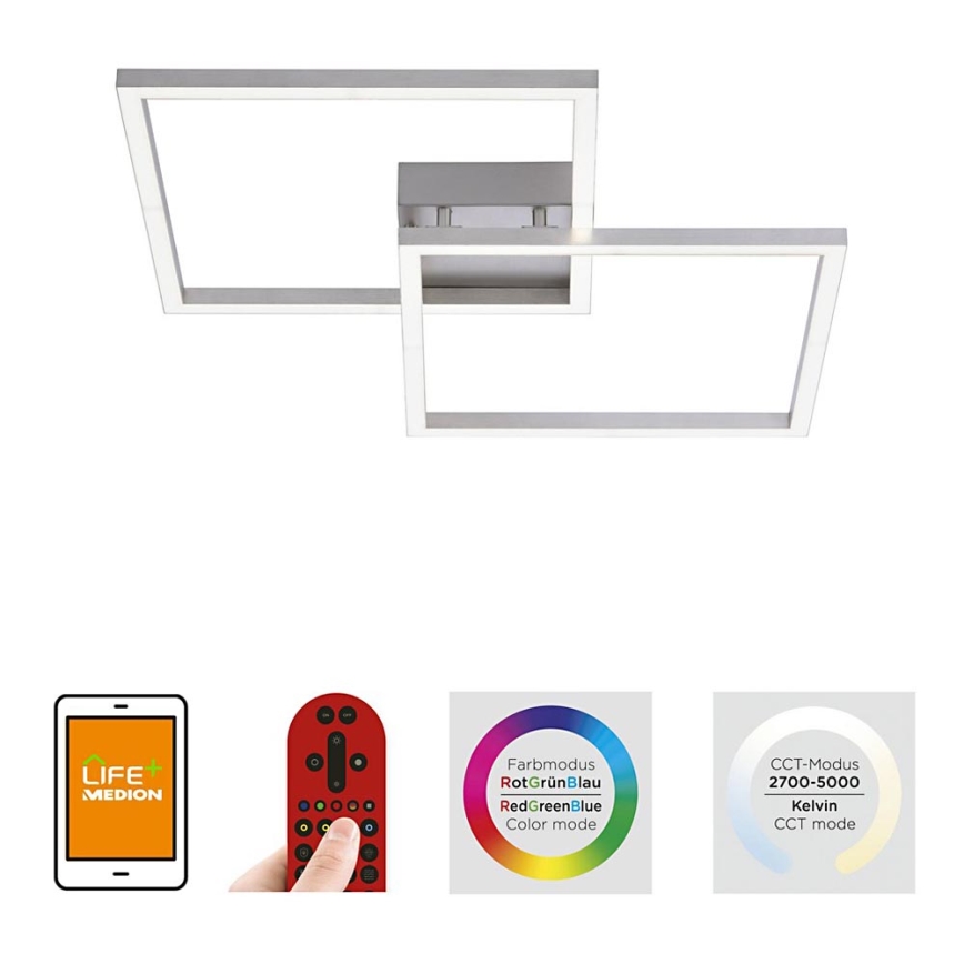 Leuchten Direkt 16429-55 - LED RGB Dimlicht LOLA 2xLED/12,5W/230V Tuya + AB