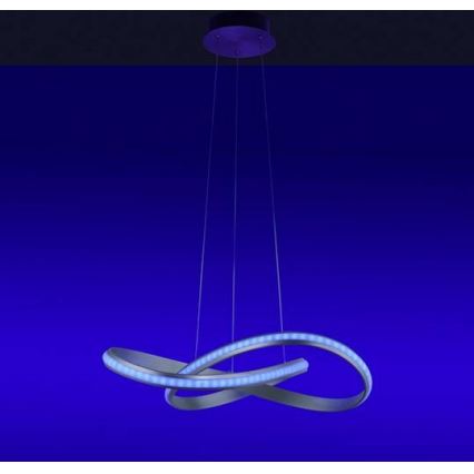 Leuchten Direkt 18432-55 - LED RGB dimbare hanglamp aan kabel MELINDA LED/28W/230V + afstandsbediening