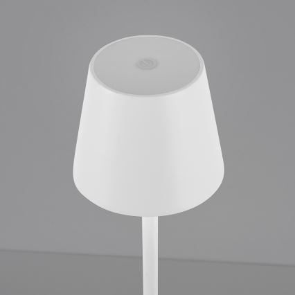 Leuchten Direkt 19250-16 - LED Buiten dimbare oplaadbare tafellamp EURIA LED/3W/5V 2600 mAh IP54 wit