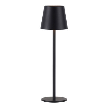 Leuchten Direkt 19250-18 - LED Buiten dimbare oplaadbare tafellamp EURIA LED/3W/5V 2600 mAh IP54 zwart