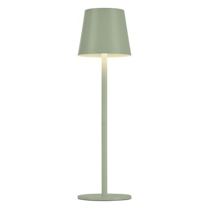 Leuchten Direkt 19250-43 - LED Buiten dimbare oplaadbare tafellamp EURIA LED/3W/5V IP54 groen