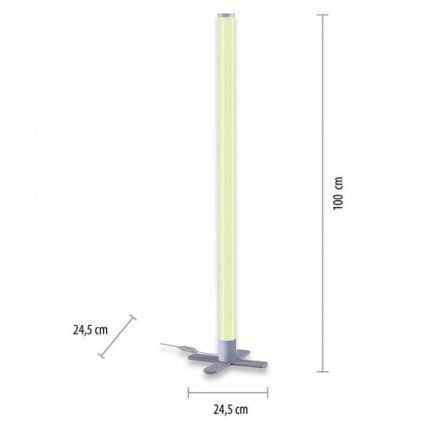 Leuchten Direkt 19902-21 - LED RGB dimbare lamp RINGO LED/10W/230V+AB