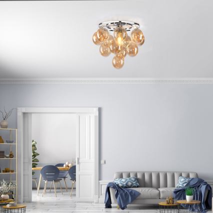 Leuchten Direkt 50210-97 - Plafondlamp DRIP 1xE27/40W/230V