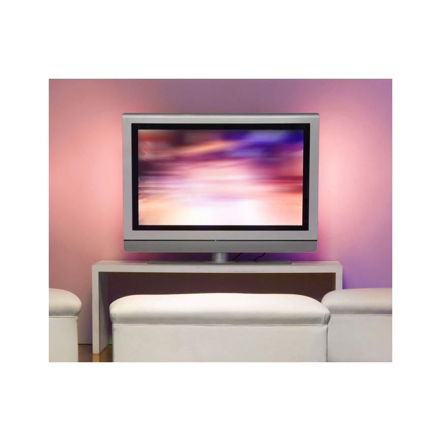 Leuchten Direkt 81215-70 - Dimbare LED RGB Strip TEANIA 5m LED/19W/12/230V + afstandsbediening