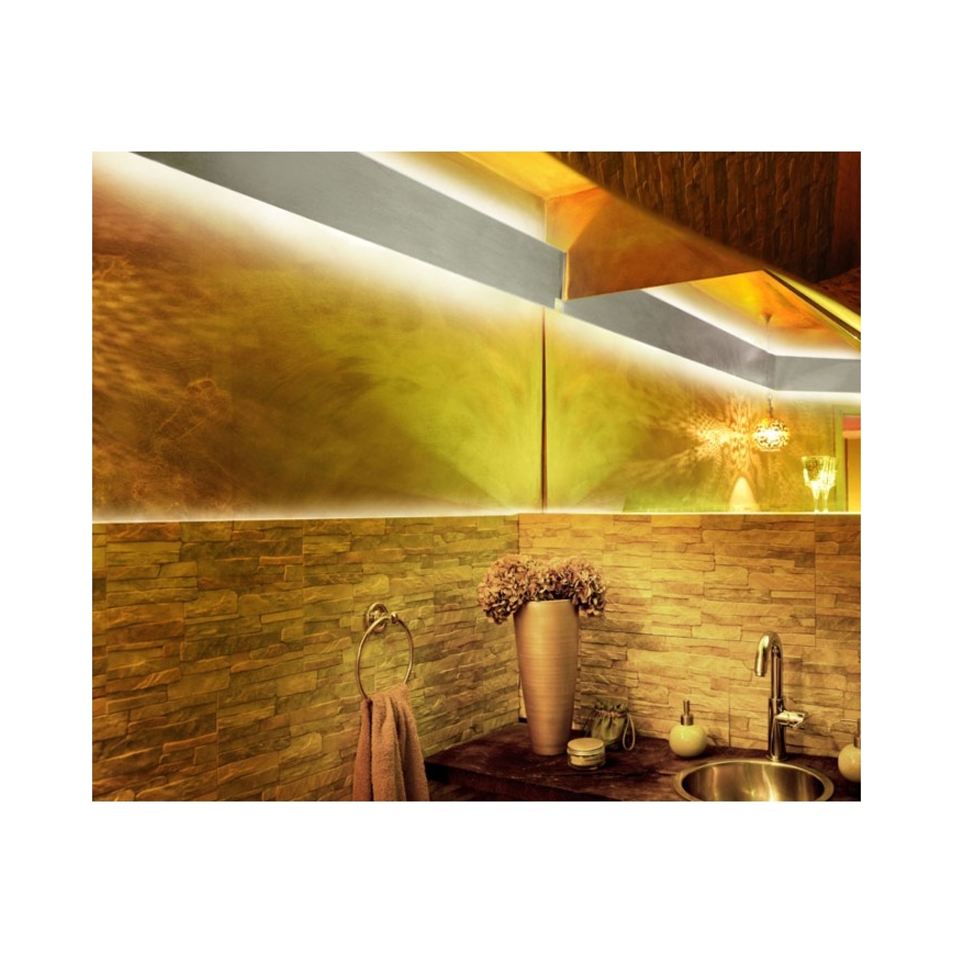 Leuchten Direkt 81219-70 - Dimbare LED RGB Strip TEANIA 10m LED/24W/12/230V + afstandsbediening