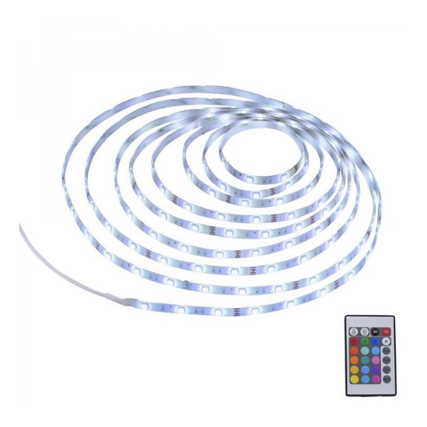 Leuchten Direkt 81219-70 - Dimbare LED RGB Strip TEANIA 10m LED/24W/12/230V + afstandsbediening