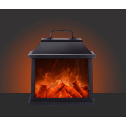 Leuchten Direkt 86221-18 - Decoratieve LED Lantaarn CHIMNEY LED/1W/3xAAA